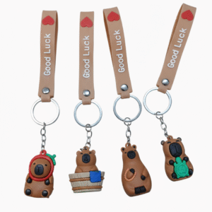 Брелок із капібарою та ремінцем